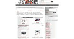 Desktop Screenshot of hyundaipartsonline.com